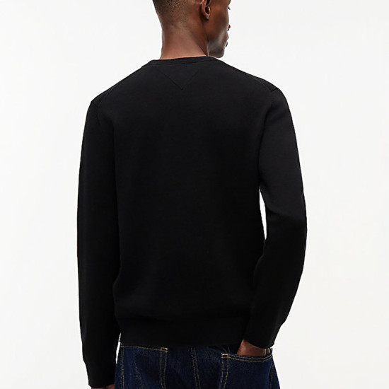 Tommy Hilfiger Ανδρική πλεκτή μπλούζα Tommy Flag Embroidery Lightweight Slim Jumper